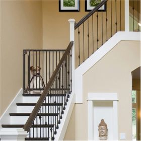 Richell Expandable Walk-Thru Dog Gate Wooden Frame Steel Wire Bars Locking Door Richell Expandable Walk-Thru Dog Gate Wooden Frame Steel Wire Bars Locking Door